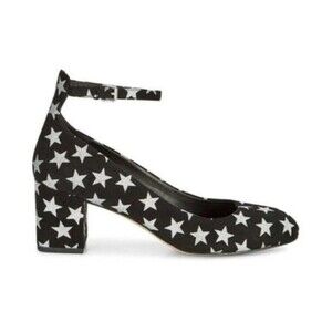 REBECCA MINKOFF Bridget Mary Jane Star Block Heels 